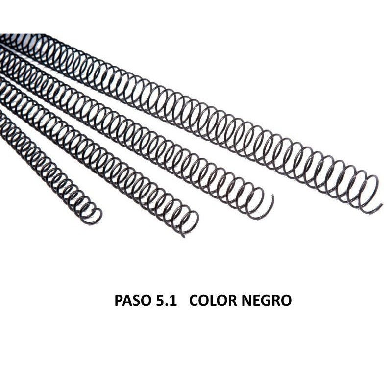 ESPIRAL METALICO Nº 10 PASO 5.1 CAJA 100U