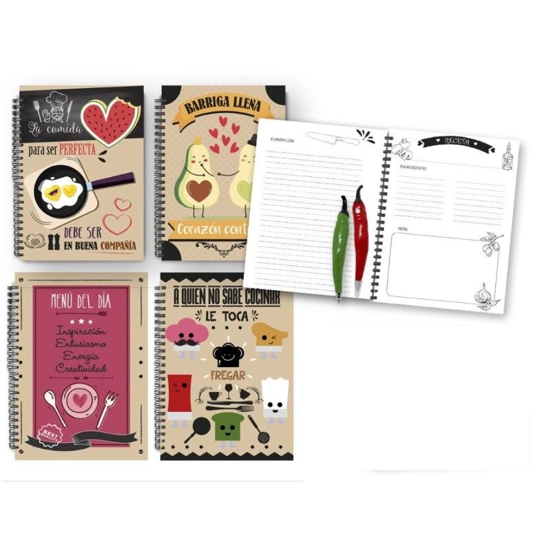 Mi Cuaderno de Recetas: Recetario de cocina para escribir | Cuaderno para  recetas de cocina | Recetario de cocina en blanco | Libreta para recetas de