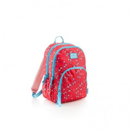 MOCHILA 42CM MIQUELRIUS TRIPLE FLOWERY JL