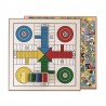 JUEGO TABLERO PARCHIS 4 JUGADORES Y OCA CON FICHAS