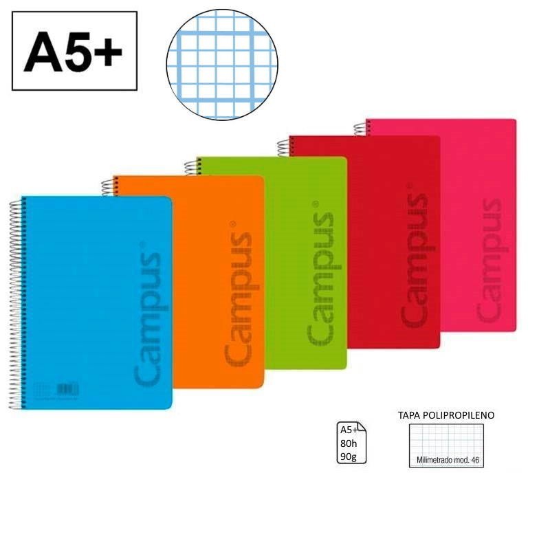 BLOC  Nº46 3MM A5 80 HOJAS POLIPROPILENO 90GR