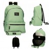 MOCHILA 44CM PEPE JEANS ARIS VERDE PASTEL