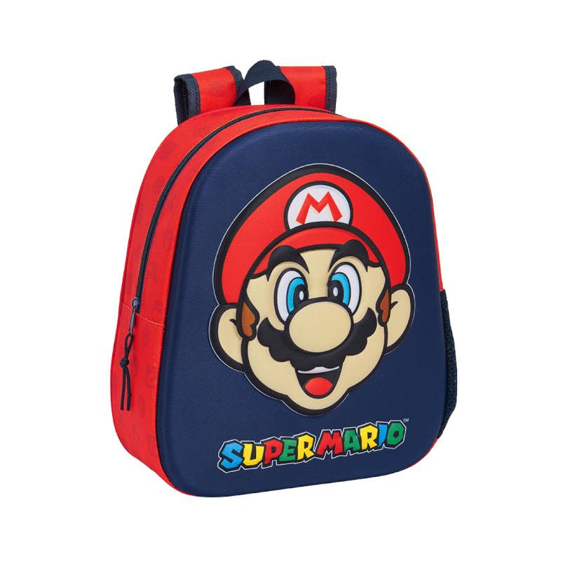 MOCHILA 33CM 3D SUPER MARIO