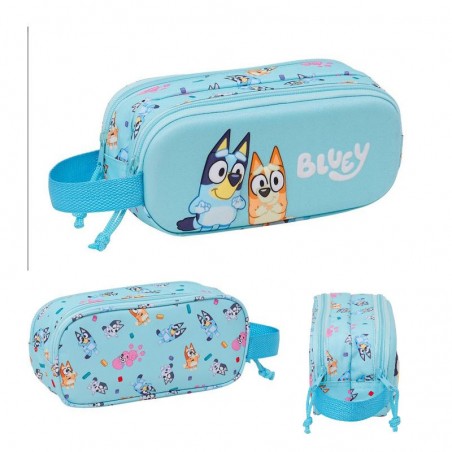 ESTUCHE PORTATODO DOBLE 3D BLUEY