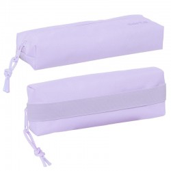 ESTUCHE PORTATODO SIMPLE SAFTA LILA PASTEL