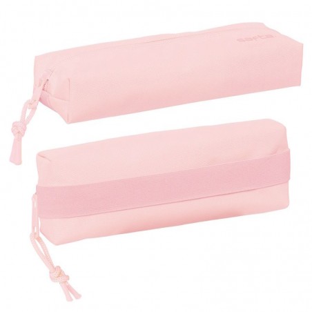 ESTUCHE PORTATODO SIMPLE SAFTA ROSA PASTEL