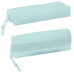 ESTUCHE PORTATODO SIMPLE SAFTA AZUL PASTEL