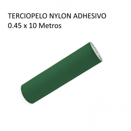 PAPEL ADHESIVO ROLLO TERCIOPELO VERDE 10M