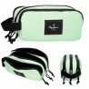 ESTUCHE PORTATODO TRIPLE PEPE JEANS ARIS VERDE