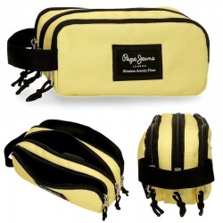 ESTUCHE PORTATODO TRIPLE PEPE JEANS ARIS AMARILLO