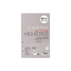 RECAMBIO AGENDA MIQUELRIUS 2025 11X18CM D/P