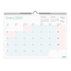 CALENDARIO 2025 PARED HORIZONTAL A3 28263