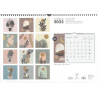 CALENDARIO 2025 PARED HORIZONTAL A3 28269        