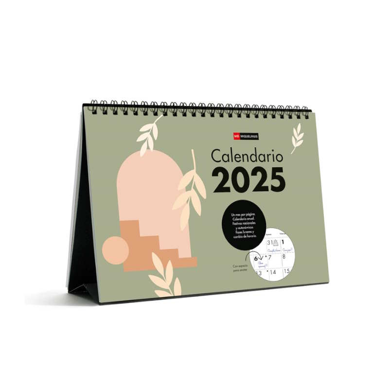 CALENDARIO 2025 SOBREMESA A5 PAISAJES