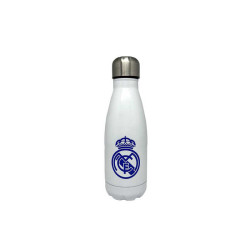 BOTELLA REAL MADRID 550ML ACERO BLANCA