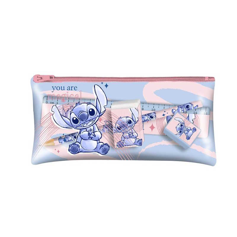 PAPELERA SET STITCH CON ESTUCHE