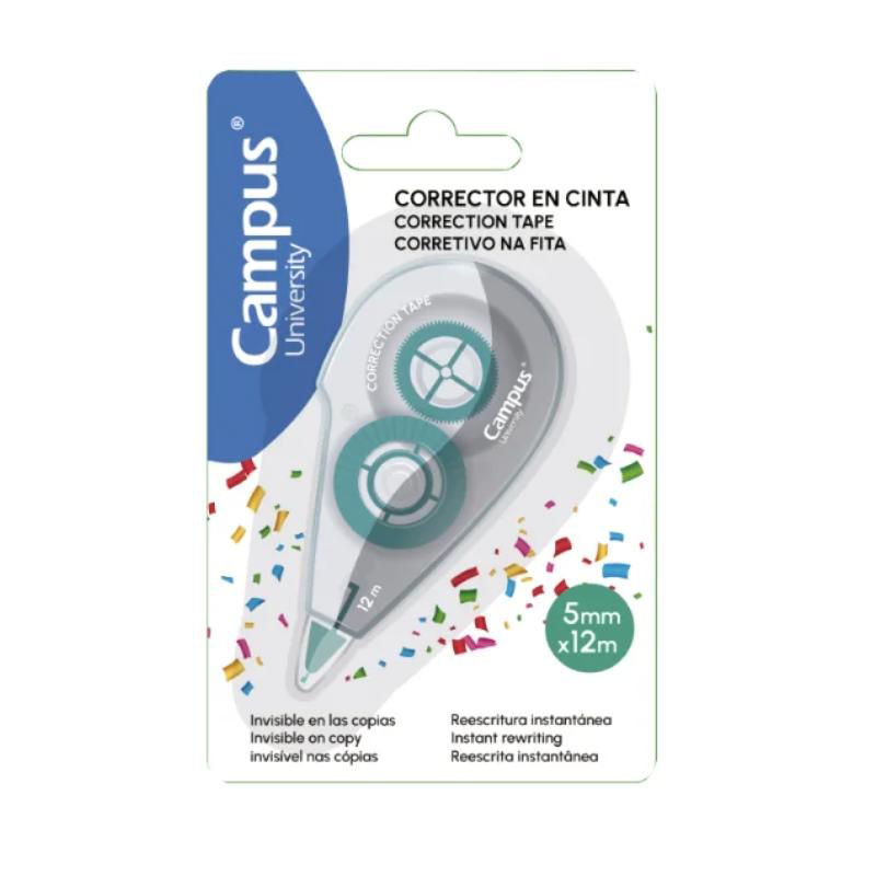 CORRECTOR CINTA CAMPUS 5MMx12M