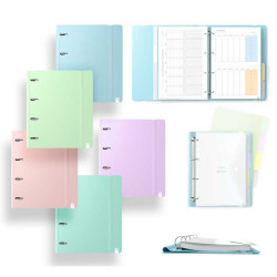 CARPETA FOLIO 4 ANILLAS 35MM FOAM PASTELES SOFT