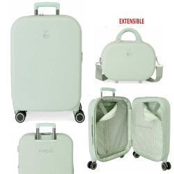 MALETA ENSO 70CM ANNIE VERDE MENTA MAS NECESER